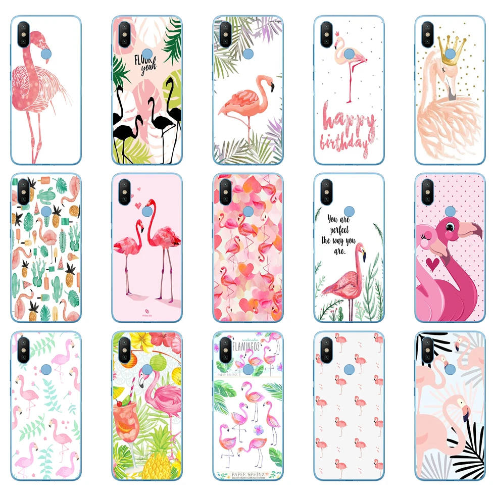 37DD Горячие Фламинго телефонные чехлы летние фламенкос Мягкий силиконовый чехол