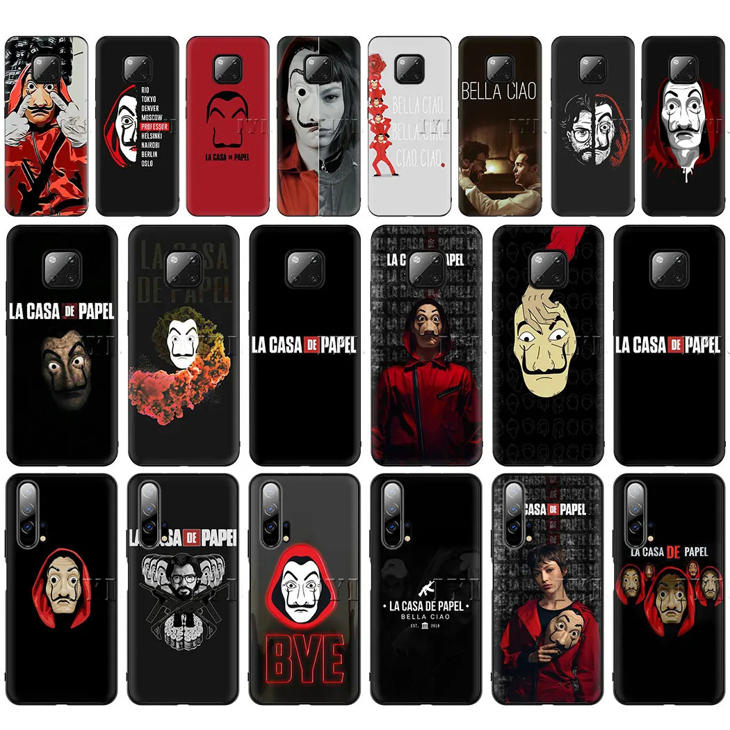 Мягкий чехол для телефона La Casa De Papel 5 99 дюйма Huawei Note 10 Honor 6A 7A Pro 8 9 Lite 7X 8X 8C 7C|Бамперы|