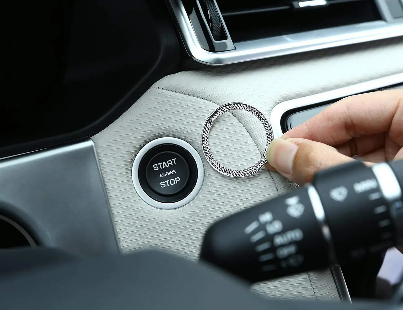 Автомобильный двигатель пусковое кольцо отделка для Land Rover Discovery Sport Range Evoque Vogue Velar