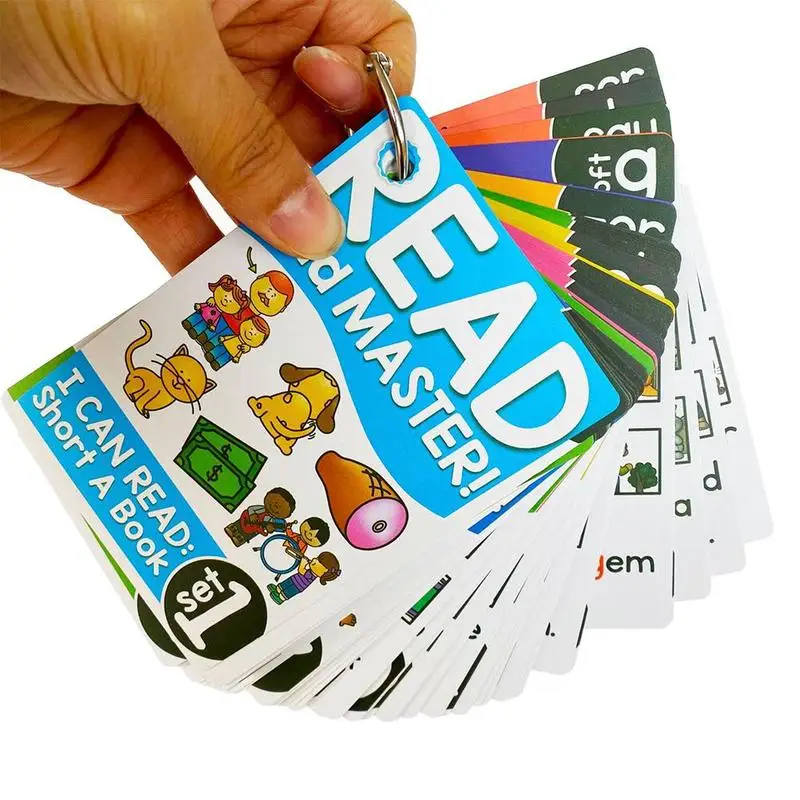 112 sets English Phonics Spelling Learning Flash Cards Educational Toys For Children Kids Gifts Word Table Game Card For Kids board game flash table cards plants zombie shining cards vs collections children toys ar card educational kids gifts