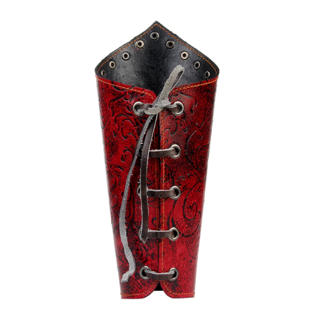 Фото Leather Arm Bracer Gothic Pattern Bracelet for Biker Rider Unisex Adjustable Украшения и аксессуары Leather Arm Bracer Gothic Pattern Bracelet for Biker Rider Unisex Adjustable Украшения и аксессуары