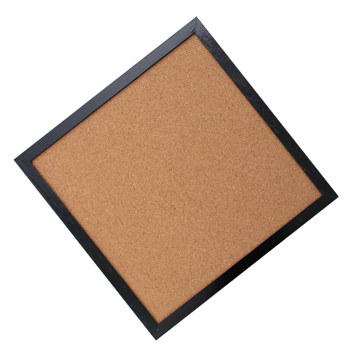 

Пробковая доска, доска для объявлений, настенная доска для объявлений, одиночная черная рамка из сосны для дома, офиса, школы (шоколад 30x30 см)