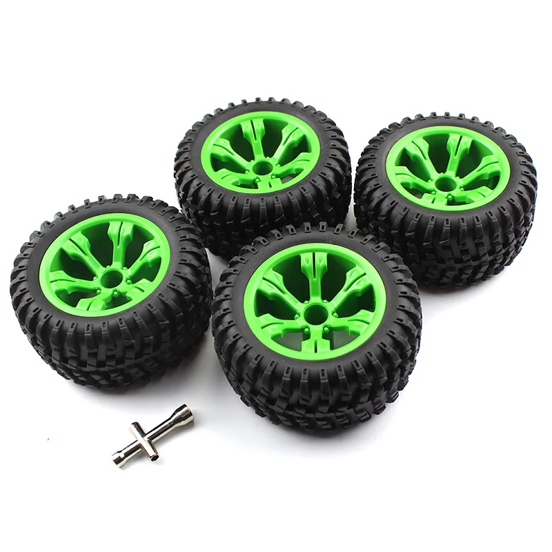 

4Pcs Rubber Hub Wheel Rim Widened Tire Tyre Upgrade Parts for WLtoys RC Car Accessory 12428
