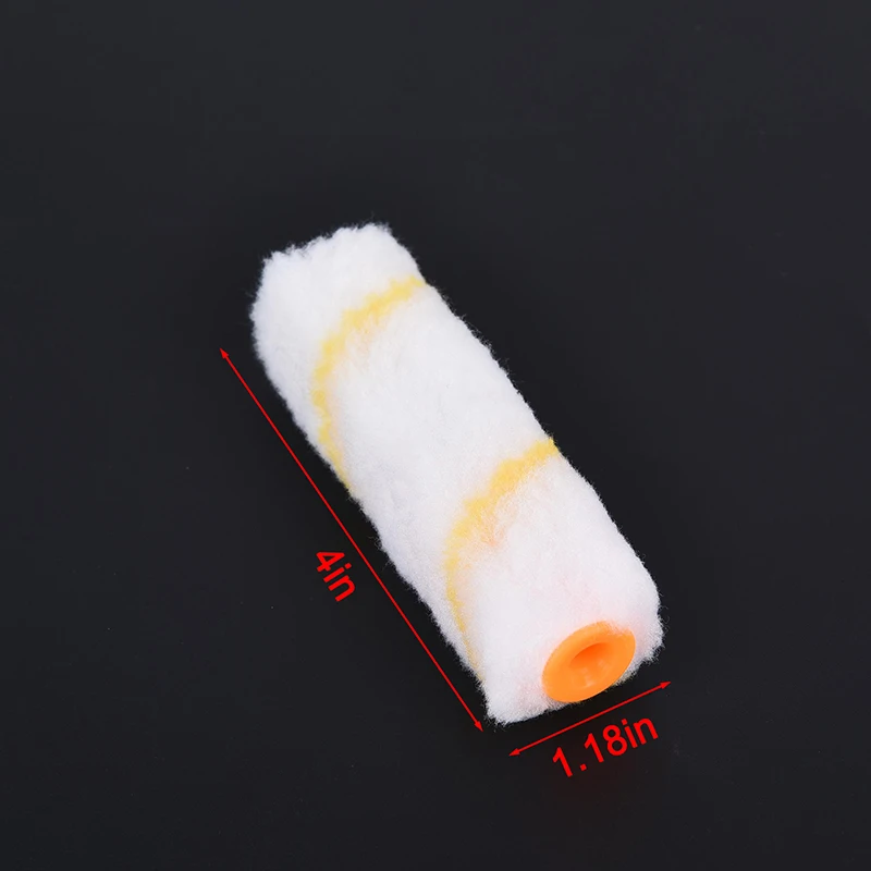 

10pcs 4 Inch Craft Paint Foam Rollers Decorative Corner Roller Brush Sponge Paint Roller Sleeves Decorating Painting Tool Sets