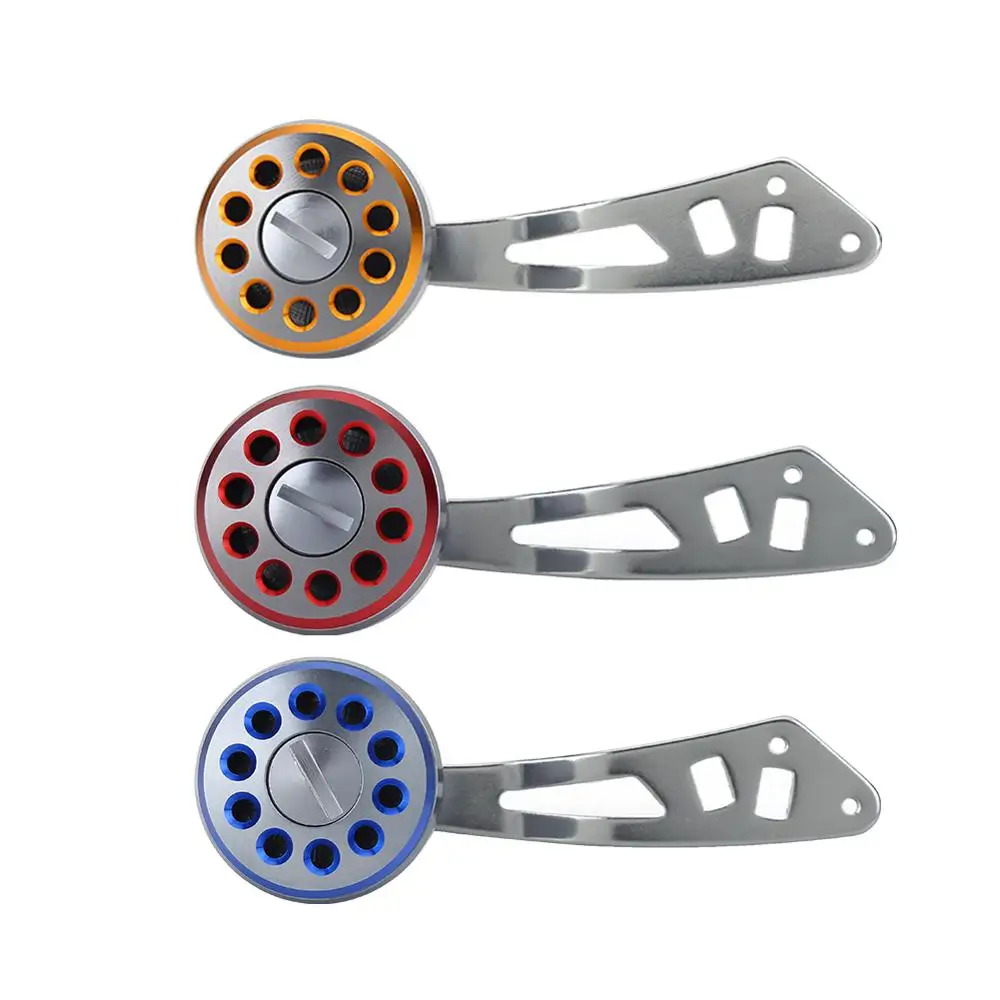 Рыболовная катушка с металлической ручкой прочная одной для заброса приманки