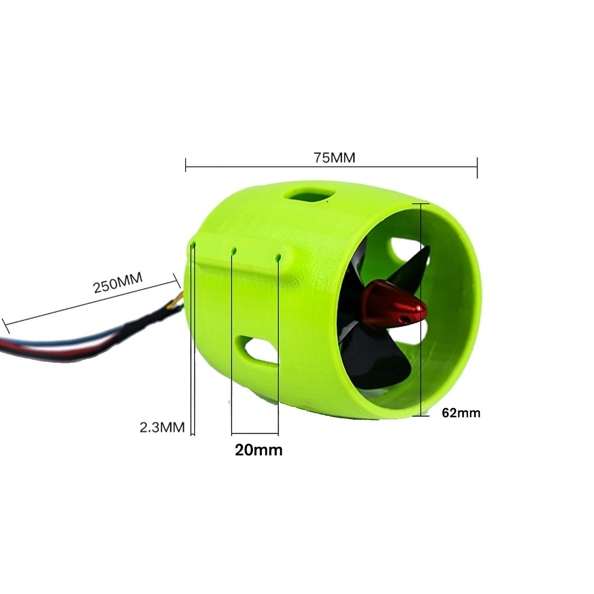 12v 24v diy подводный двигатель бесщ