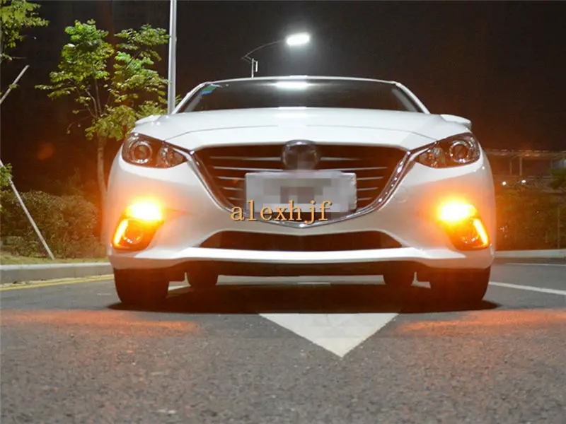 Июля King светодиодный Габаритные огни с крышкой противотуманных фар чехол для Mazda