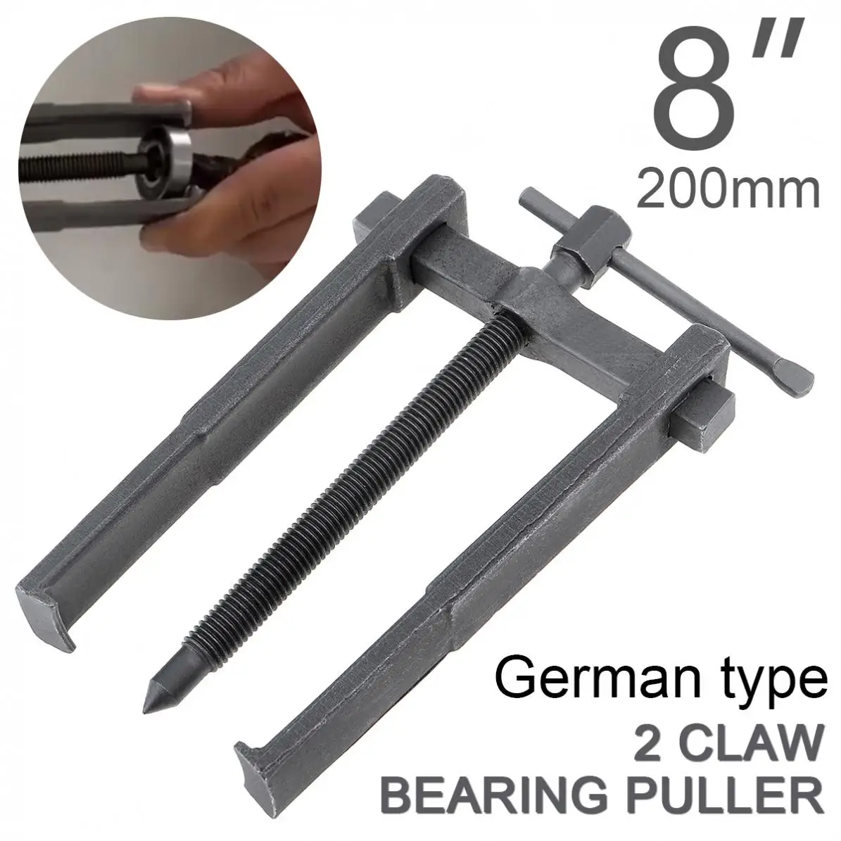 

8 inch Two Claw Puller Separate Lifting Device Pull Bearing German Type Auto Mechanic Hand Tools Bearing Carbon Steel 200mm