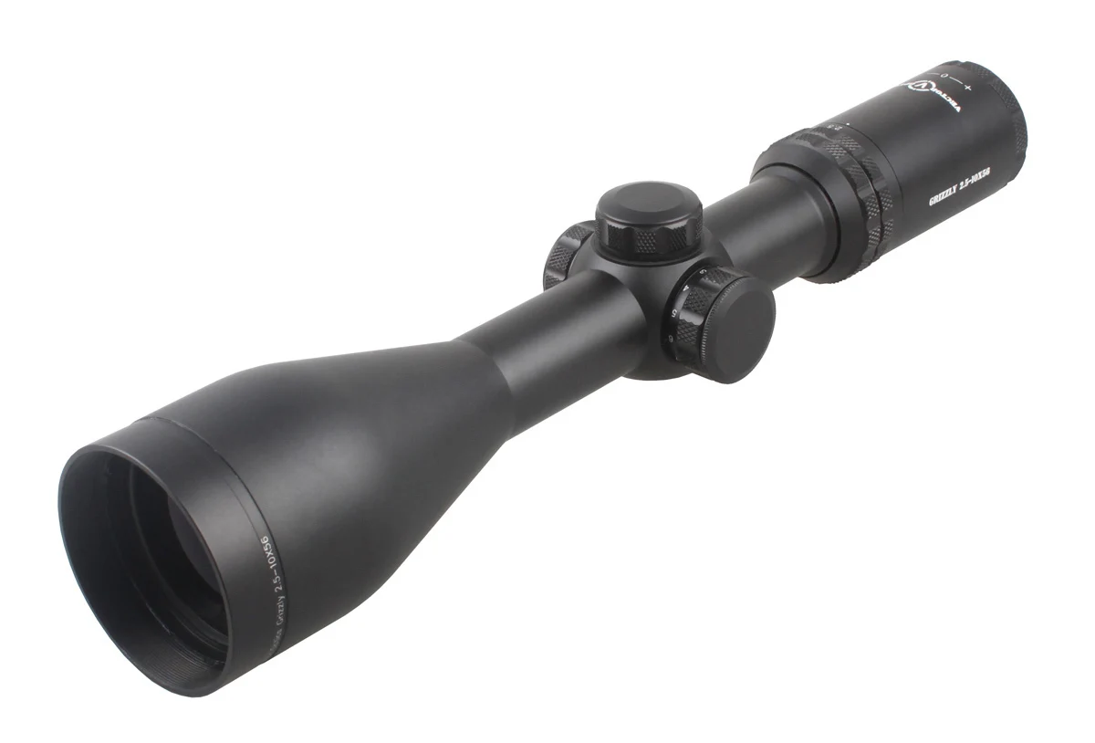 Векторная оптика Grizzly 2,5-10x56 E Охотничья винтовка с 30 мм крепежным кольцом и подсветкой точечная сетка новое поступление