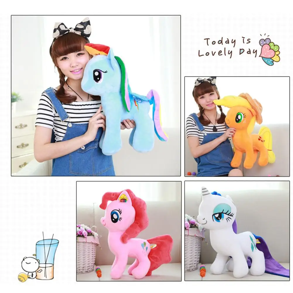 Единорог прекрасная лошадь мягкие животные милый плюшевый пони Kawaii Pegasus куклы