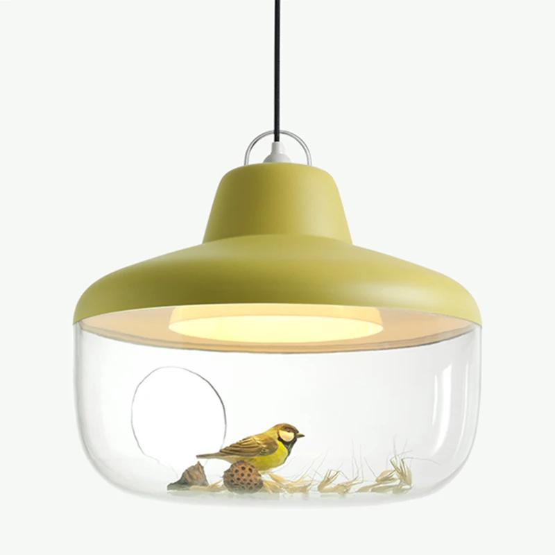 

Modern Children Bedroom Box Cartoon People Dog Animal Pendant Light For Dining Room Bedroom Coffee Bar Hanging Lighting Ing