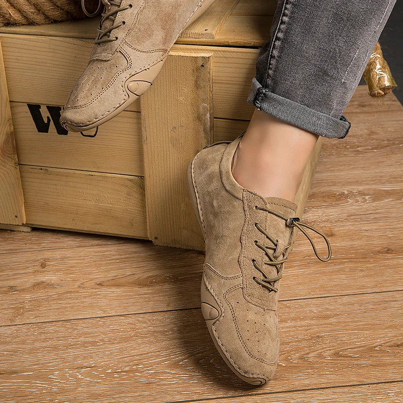 Octopus Fashion men shoes handmade made Genuine Leather casual sneakers genuine leather lace up flats | Обувь