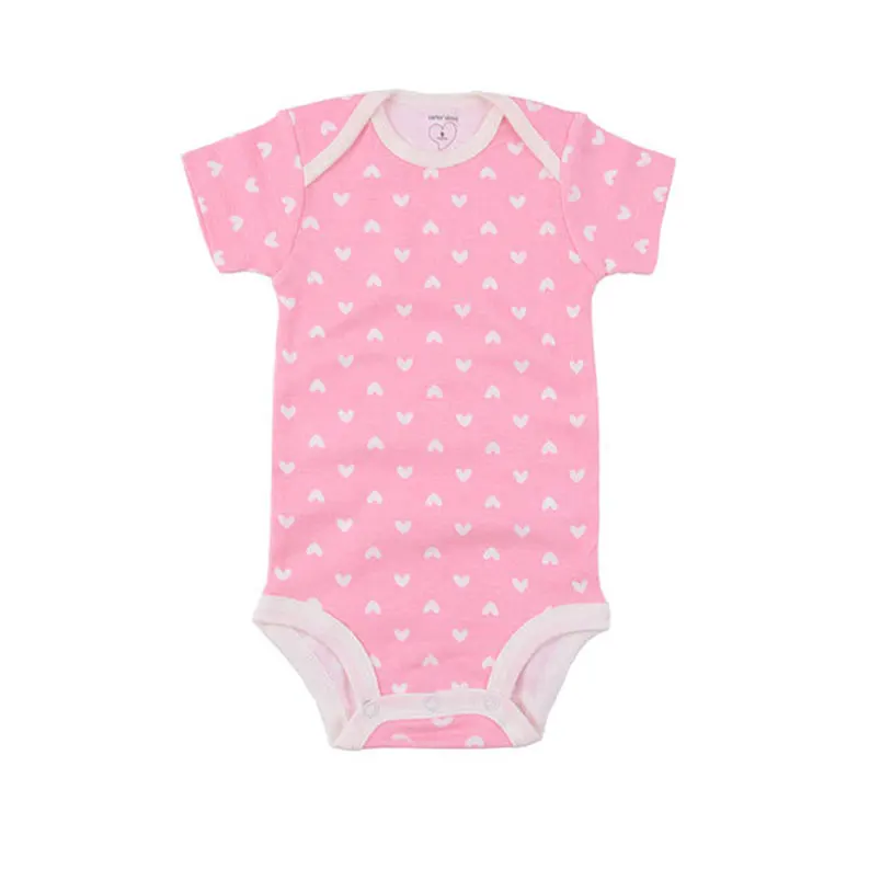 Комбинезон для маленьких девочек 5 шт. Детские костюмы Боди с короткими рукавами