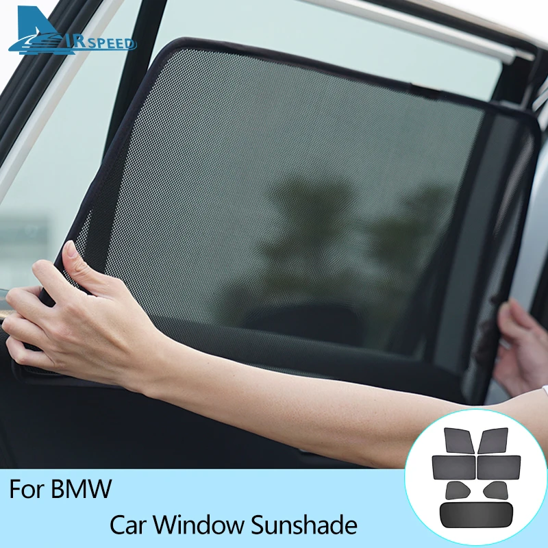 Custom Magnetic Car Side Window Cover Sunshade For BMW 1 3 5 Series G20 E90 Sun Shade Mesh Mosquito Dust Protection High Quality