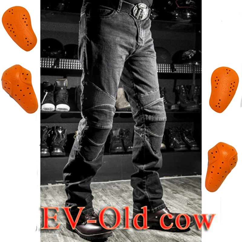 Японские джинсы из старой коровьей кожи Бесплатная доставка для брюк