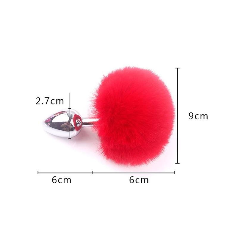 Плюшевый кролик хвост девочки секс-игрушки искусственная Анальная пробка товары