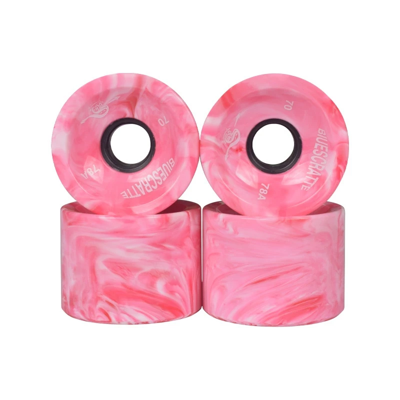 

4 Pcs/Set Skateboard Wheels 78A PU Wheels Roller Skate Longboard Tires Skateboard Replacements Parts