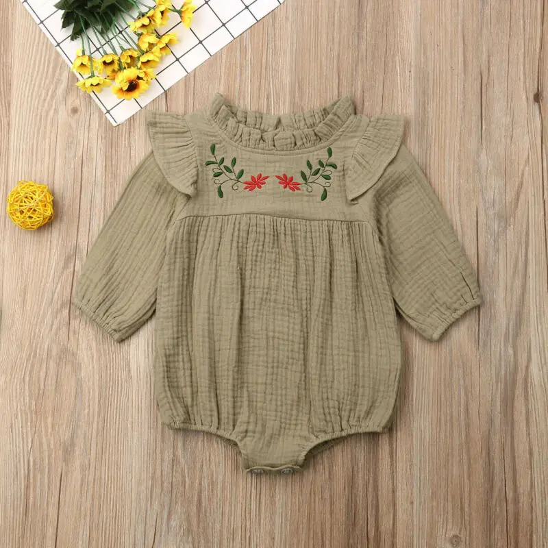 Одежда для новорожденных мальчиков и девочек на весну осень комбинезон с