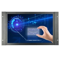 zhixianda 17 3 inch industrial metal case 1920x1080 hdmi vga bnc av usb input open frame resistive touch screen monitor