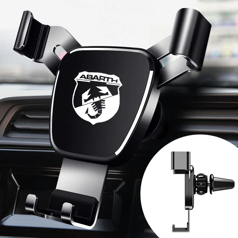 Metal Car Navigation Mobile Phone Holder Bracket Support For Fiat Abarth Punto 500 Stilo Ducato Palio Interior accessories