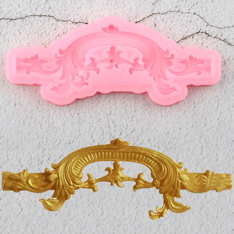 Силиконовая форма с рельефными листьями для украшения торта|Формы тортов| |