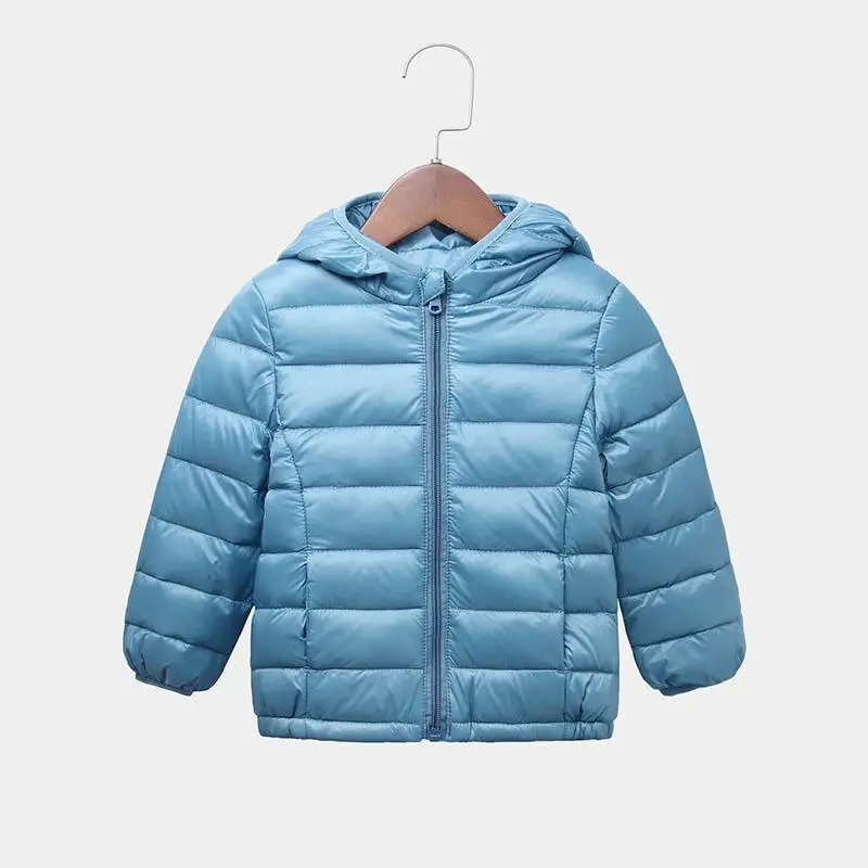 Лет свет детские парки зимняя одежда пуховик для девочки мальчиков детская пуховая куртка пуховое пальто Зимняя теплая детская о - Цвет: Dark green