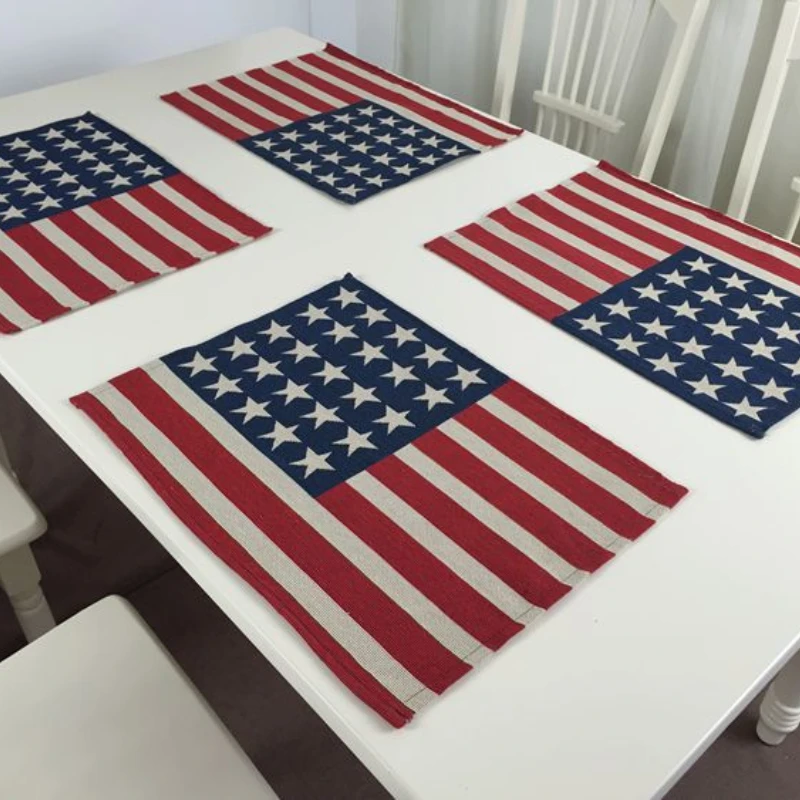 Современная светильник Роскошная настольная дорожка с американским флагом