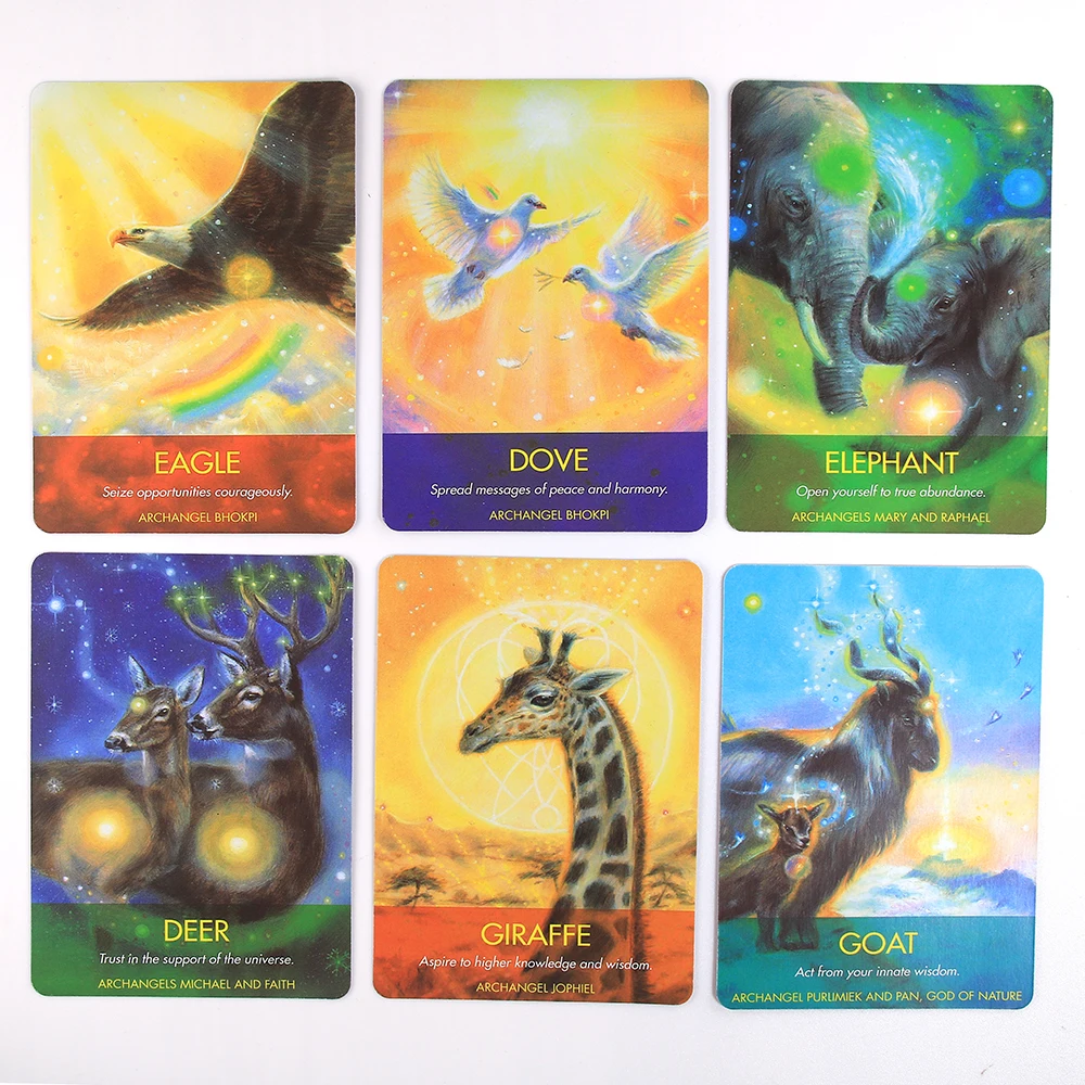 Animal Oracle Cards Deck Popular Understand The World From A New And Higher Perspective Card Game Divination | Игрушки и хобби