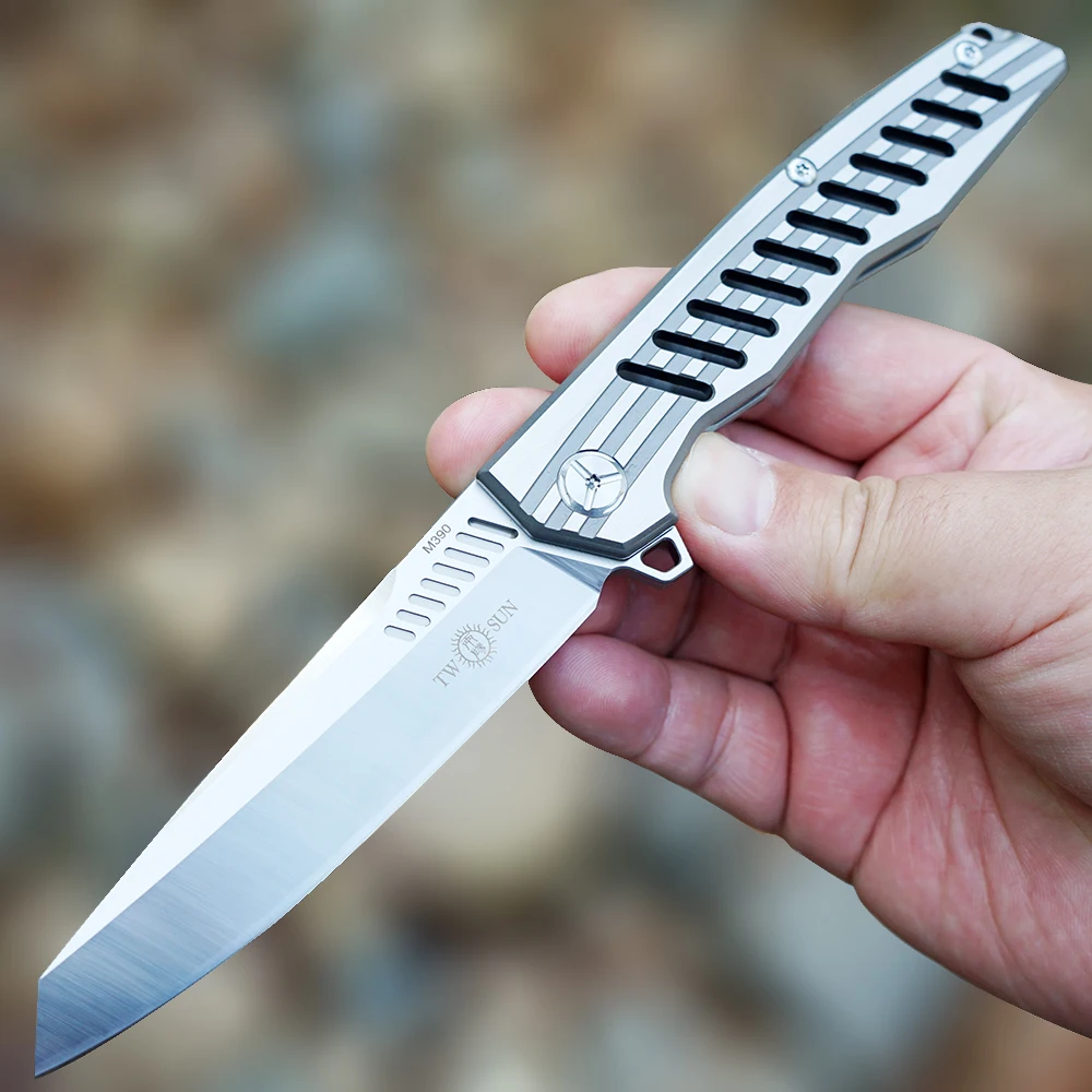 Складной нож twotsun m390 карманный для выживания кемпинг охота открытый инструмент EDC