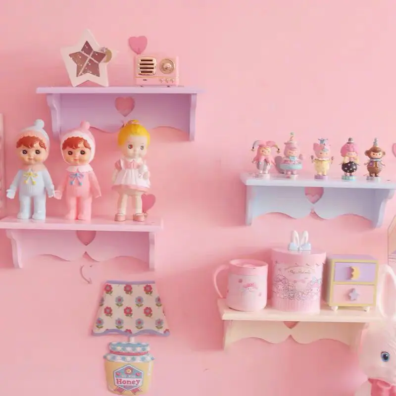 1 шт. украшения полки деревянный настенный стеллаж для хранения детские малышей