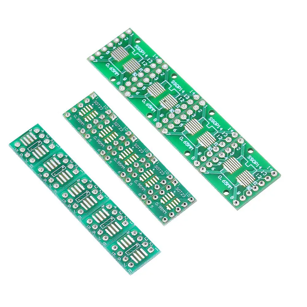 7value*5pcs PCB Board Kit SMD Turn To DIP SOP MSOP SSOP TSSOP SOT23 8 10 14 16 20 24 28 SMT | Лампы и освещение