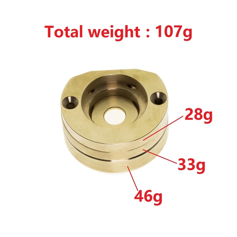 

2 Pcs Brass Portal Drive Housing Counterweight Balance Weight ,B & C