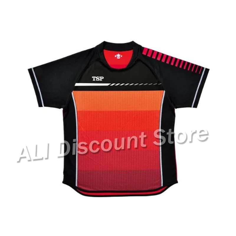 Новая одежда для настольного тенниса Tsp Спортивная футболка с коротким рукавом