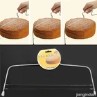 Двойная проволока резак для торта слайсер Регулируемый 2 линии из нержавеющей стали DIY разделитель для масла хлеба нож для теста кухонные инструменты для выпечки