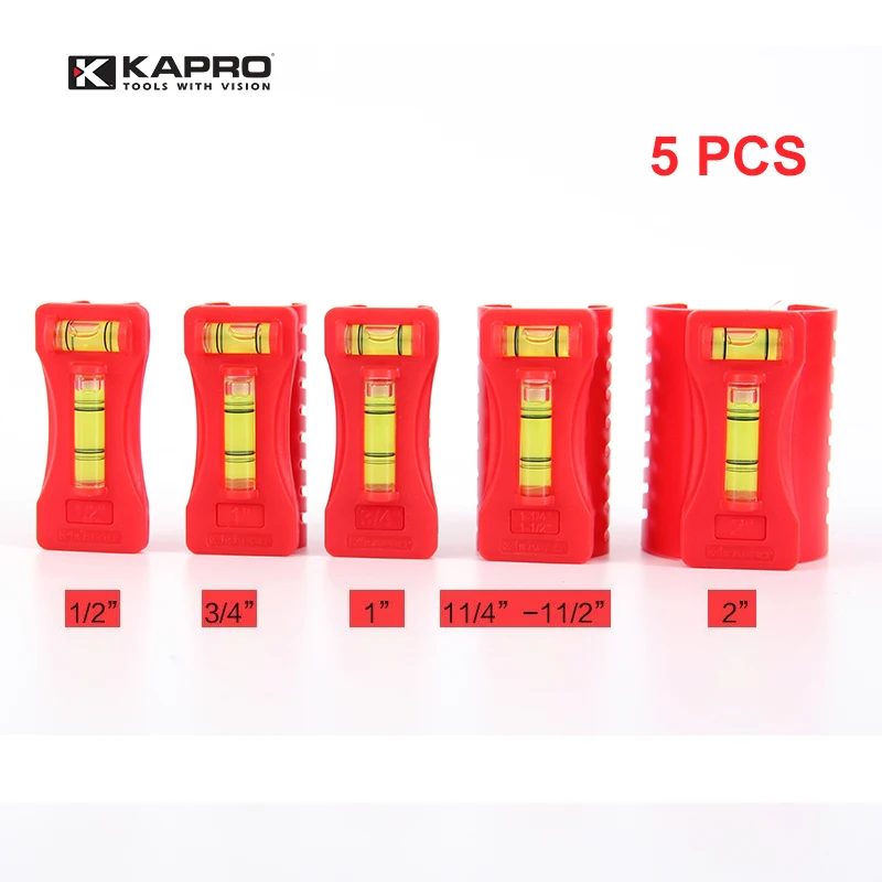 KAPRO 5 шт. трубный спиртовой уровень высокой точности измерительный индикатор