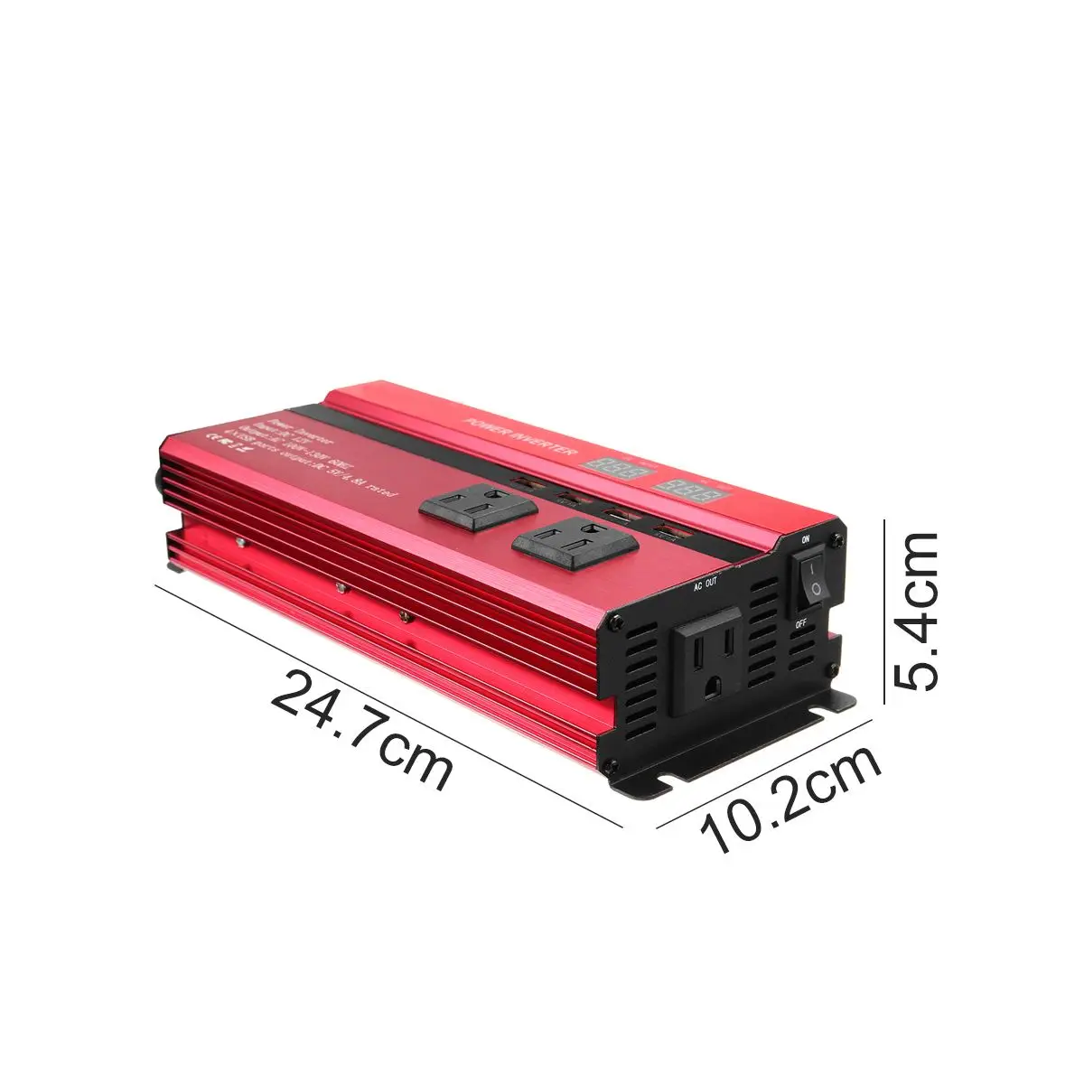 

Inverter 4000W 12V 220V Car Power Inverter Voltage Transformer Converter Charger Solar Inversor 12V 220V LCD Display