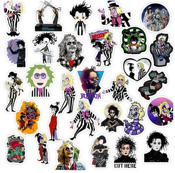 50 шт. стикеры Тим Бёртон классический фильм Эдвард ножницы Граффити стикер для