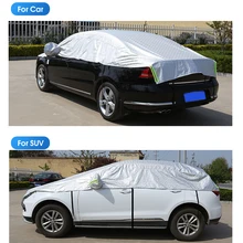 Car Covers Waterproof SUV Auto Sun Proof Shade Reflective Strip Outdoor Dust Rain Protection Universal Summer On Car Accessories