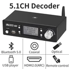 5.1CH HD аудио декодер Bluetooth 5,0 приемник Dolby атмосферs DTS AC3 HDMI2.0 4K 3D конвертер SPDIF ARC PCUSB DAC HD920PRO
