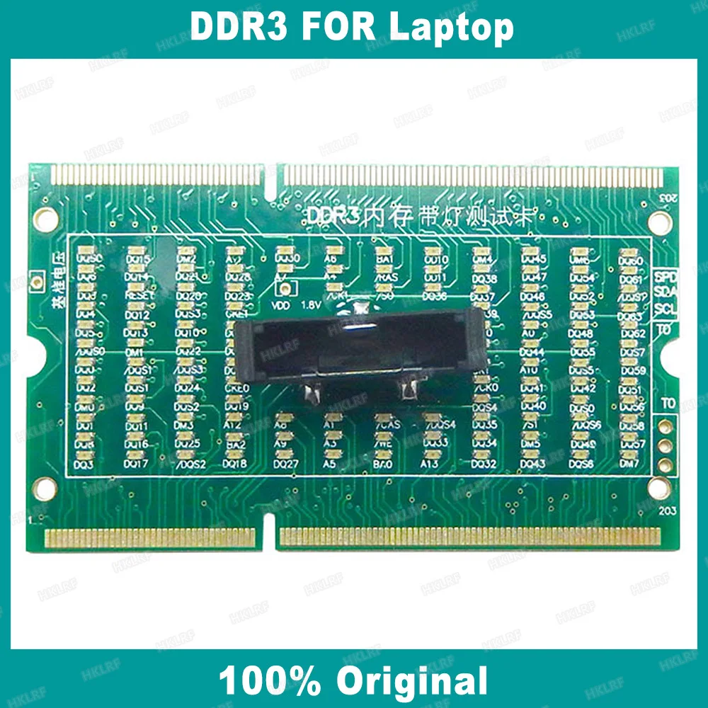 Новый лэптоп ноутбук Память Слот DDR3 Тестовая карта светодиодный тестовый er 204 Pin