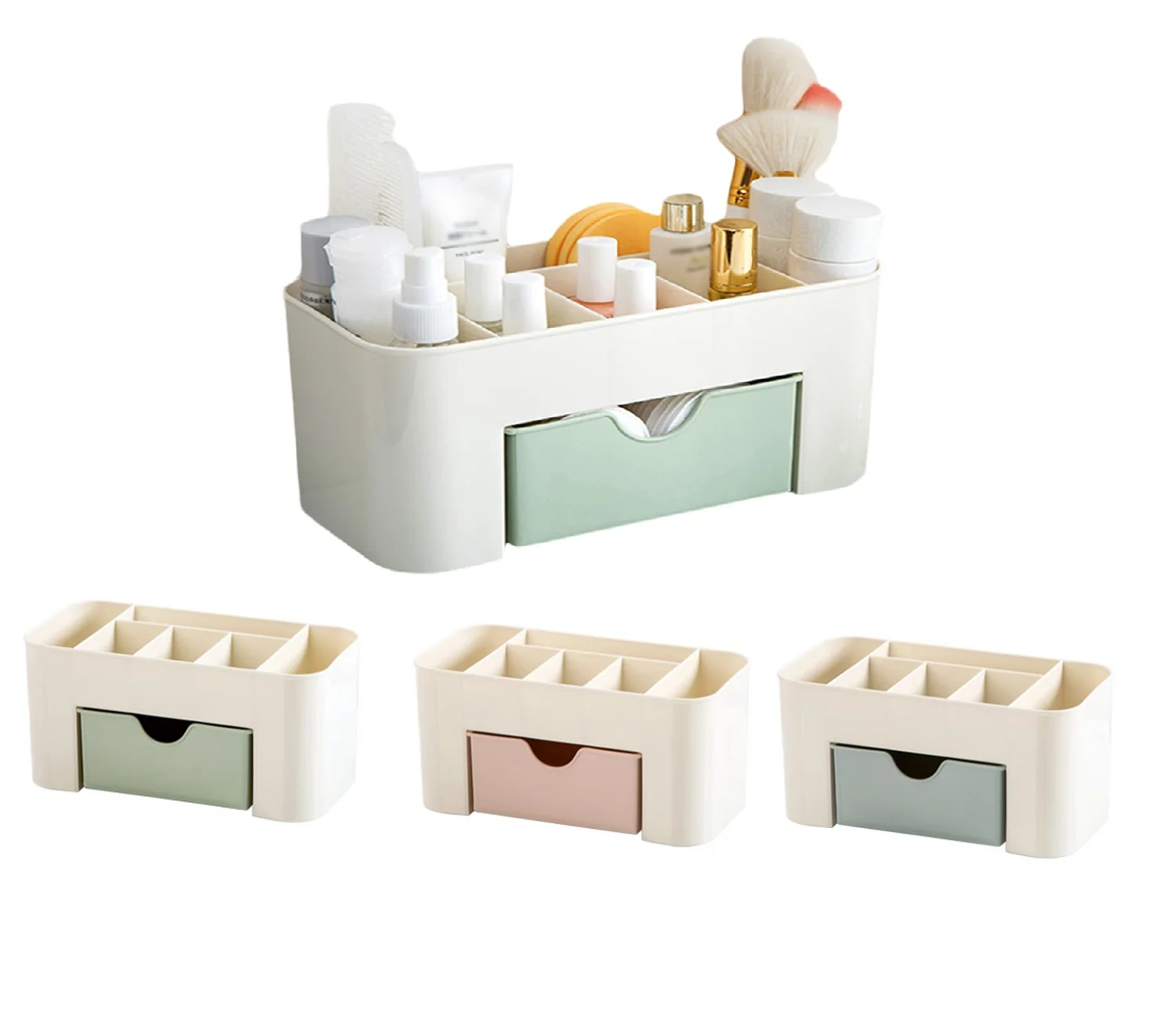 Шкатулка для косметики органайзер ювелирных изделий ожерелий лака ногтей