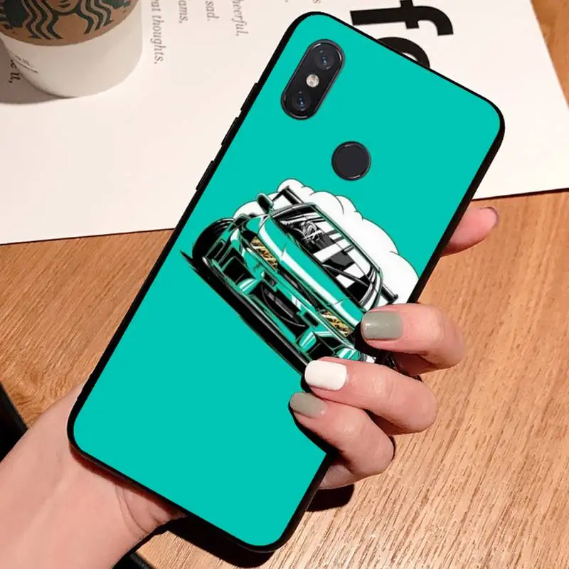 

racing car JDM cartoon newly Phone Case For Xiaomi Redmi note 7 8 9 t max3 s 10 pro lite cover funda coque shell