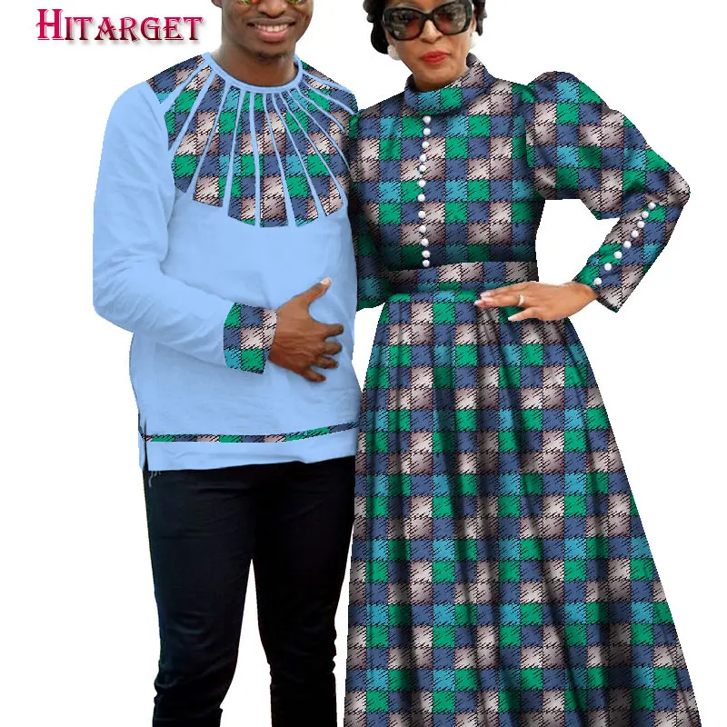 Африканские платья для пар Дашики Ретро парный костюм вечерние ринки/свадьбы