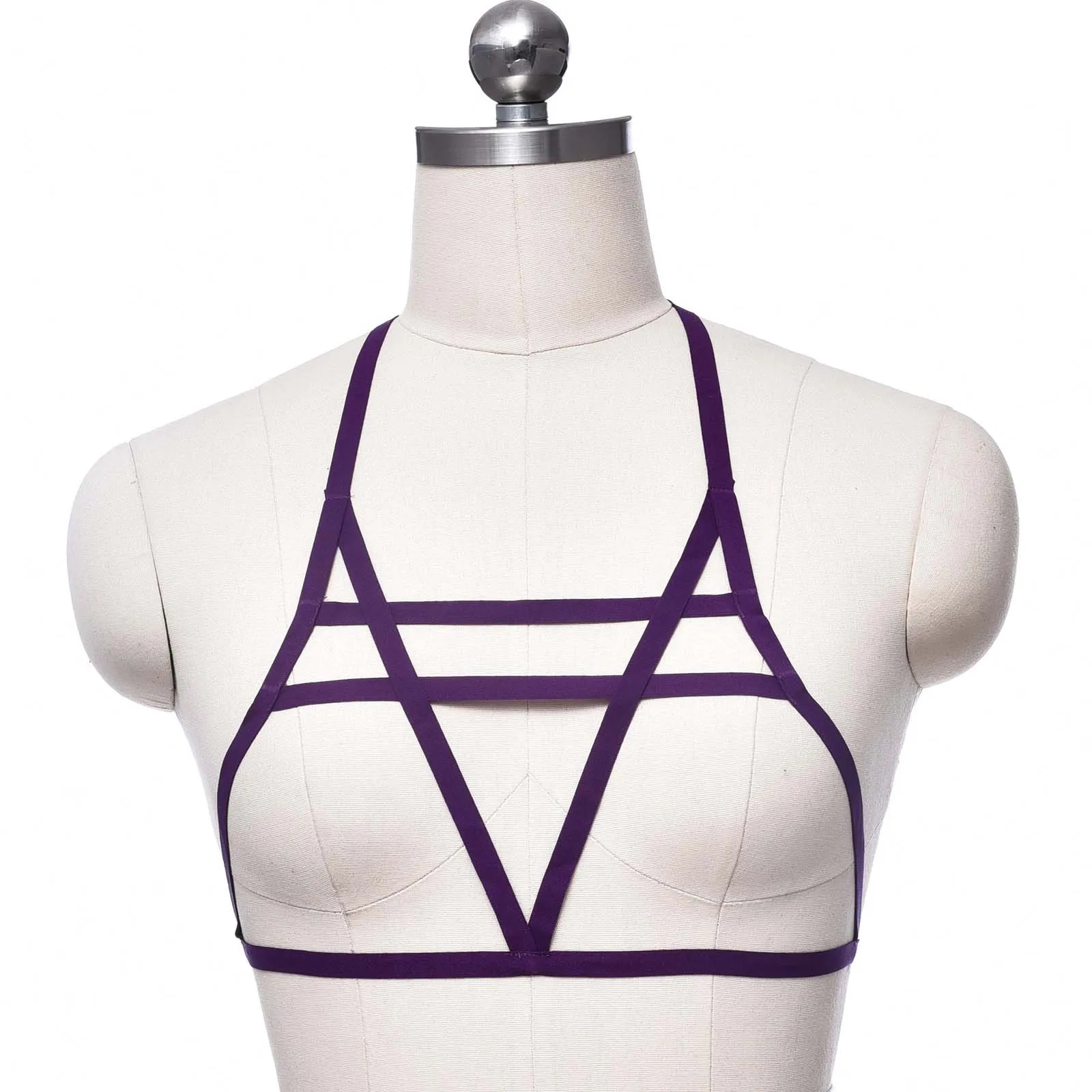 

Sexy Bras Women Lingerie Fashion Hollow Brassiere Halter Harness Bras Invisible Sexy Lingerie Porno Female Bustier Exotic Tanks