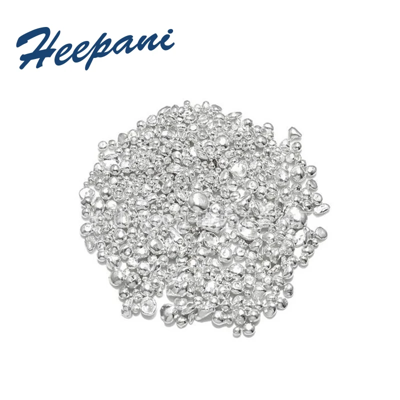 Бесплатная доставка серебряный металлический слиток с 99.99% чистыми гранулами и