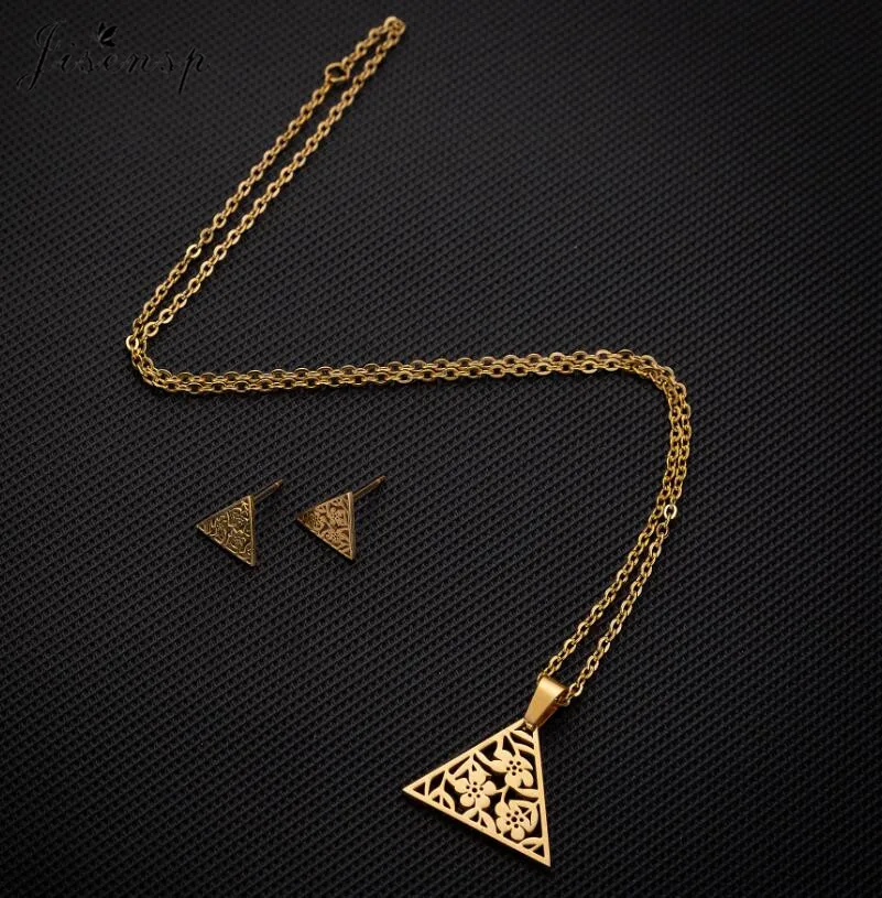 Комплект из колье и серёг нержавеющей стали|Ювелирные наборы| |