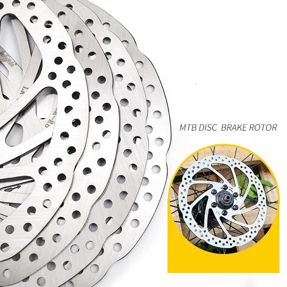 203mm/180mm/160mm/140mm 6 Inches Stainless Steel Rotor Disc Brake Replacement Rear Wheel Parts Bicycle Accessories High Quality - купить по