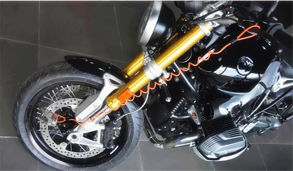 Мотоцикл дисковый тормоз замок веревка шлем анти-кражи линии для Kawasaki D-TRACKER125 KLX150S