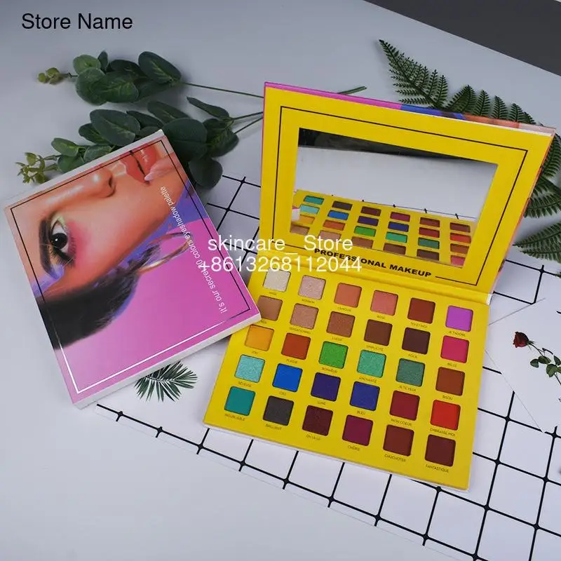 

Colorful Eyeshadows Matte 30 Colors NEON Eyeshadow Makeup Palette High Pigment Eyeshaodw Palette Maquillaje Sombra De Ojos