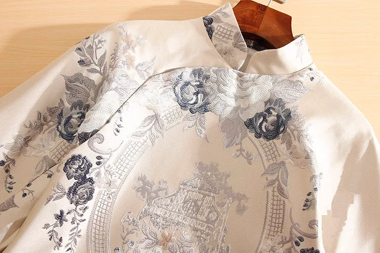Женский жаккардовый комплект из двух предметов Модный облегающий топ с